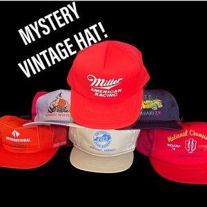 Mystery VINTAGE hats. All kinds of varieties. YOU ORDER I SHIP!